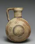 Krug mit geometrischem Design und konzentrischen Kreisen; Walters Art Museum (48.2347)