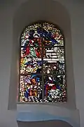 Seitenfenster über der Kanzel