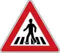 A-11 Achtung, Fußgängerübergang