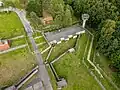 Fahrzeugschleuse, Site Security Control Center und Wachturm