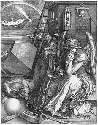 Melencolia, Kupferstich, Albrecht Dürer (1514)