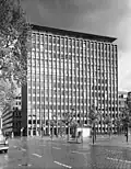 Versicherungsgebäude am Kirchplatz, Friedrichstadt (vor dem Umbau)