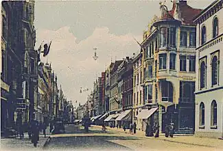 Schadowstraße, mit Ibach-Haus (Eckhaus rechts)