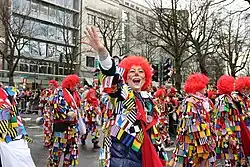 Rosenmontagszug in Düsseldorf