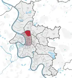Lage im Stadtgebiet