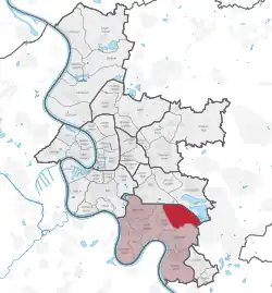 Lage im Stadtgebiet