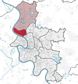 Lage im Stadtgebiet