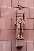 Skulptur am Walzstahlhaus
