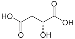 Strukturformel D-Äpfelsäure