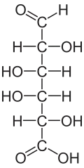 Struktur von Galacturonsäure