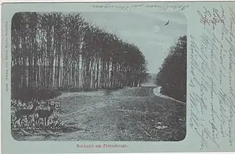 Mondscheinkarte „Schlucht am Fierenberge“ um 1907[8]