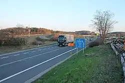 Bauarbeiten bei Milín, 2021