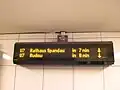 Umsteige-Anzeiger (U-Bhf. Berliner Straße)