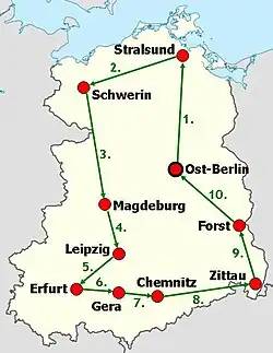 Streckenverlauf