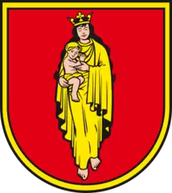 Gottesmutter (barfüßig) mit Kind