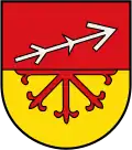 Drevenack ist der Pfeil das Attribut des Ortspatrons Sebastian