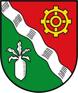 Die Windwehe im Wappen der Gemeinde Leopoldshöhe