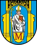 Remigius unter goldenem Baldachin