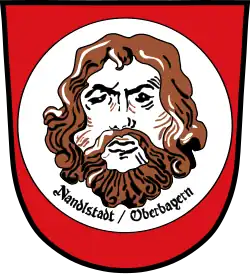 das bärtige Haupt Johannes des Täufers