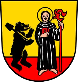 Gallus mit Bär