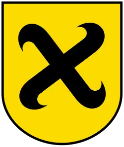 Schragenweise gelegt, runde Form