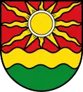 Zwölfstrahlige Sonne mit weißer Korona: Essen-Schönebeck