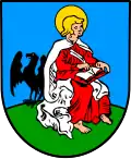 Johannes der Evangelist, sein Evangelium schreibend