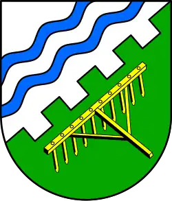 durch Zinnen schräglinks geteilt (Wisch&nbsp;DE)