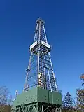 Wintershall-Bohrturm („Turm 70“) auf dem Freigelände