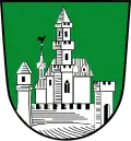 Die Gröneburg auf dem Wappen des ehemaligen Landkreises Melle