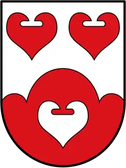 Lienen, ist abgeleitet vom Tecklenburger Wappen