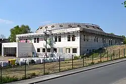 Zentralmoschee im Bau im April 2011