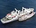 SSW-514 Seliger längsseits des Tankers Dubna