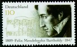 Deutsche Briefmarke (1997) zum 150.&nbsp;Todestag