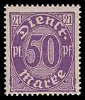 50 Pfg; Michel-Nr.: 21