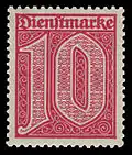10 Pfg; Michel-Nr.: 24