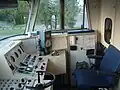 Der Führerstand in einem Motorwagen DR1A
