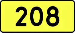 Droga wojewódzka 208