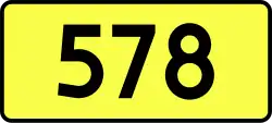 Droga wojewódzka 578