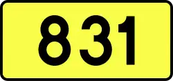 Droga wojewódzka 831