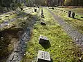 Gräber auf dem Deutschen Kriegsgräber-Friedhof