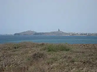 Blick auf Les Mamelles von den Îles de la Madeleine