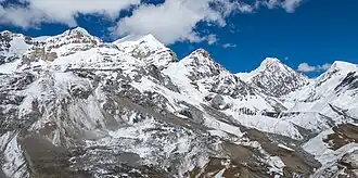 Putrun Himal in der Bildmitte