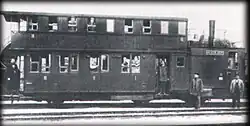 Thomas-Dampfriebwagen Thomas-Dampfriebwagen Glück Auf! der Hessischen Ludwigsbahn, 1880