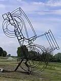 „Dance John Dance“, ein Kunstwerk des Künstlers Wim Bakker in Wilhelminadorp
