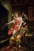 Traum des Hl. Joseph, 297 × 203 cm, Kunsthistorisches Museum, Wien, 1620