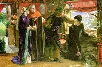 Dante Gabriel Rossetti: The First Anniversary of the Death of Beatrice, 1853