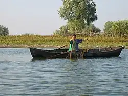 Fischerboot auf dem Sulinaarm