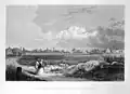 Darmstadt von der Westseite (1830)
