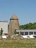 Einer der beiden Hochbunker der Bauart Winkel 2C auf der Knell (2015)